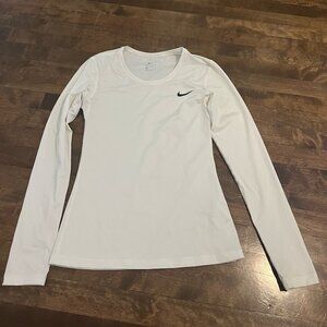 Women's white dri-fit top